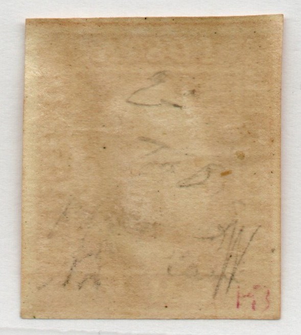 1859 - Mezzo grana arancio ,Cat n. 2 nuovo con gomma originale. Firmato.