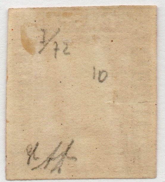 1859 - 5 grana vermiglio chiaro ,Cat n.10 Nuovo, firmato.