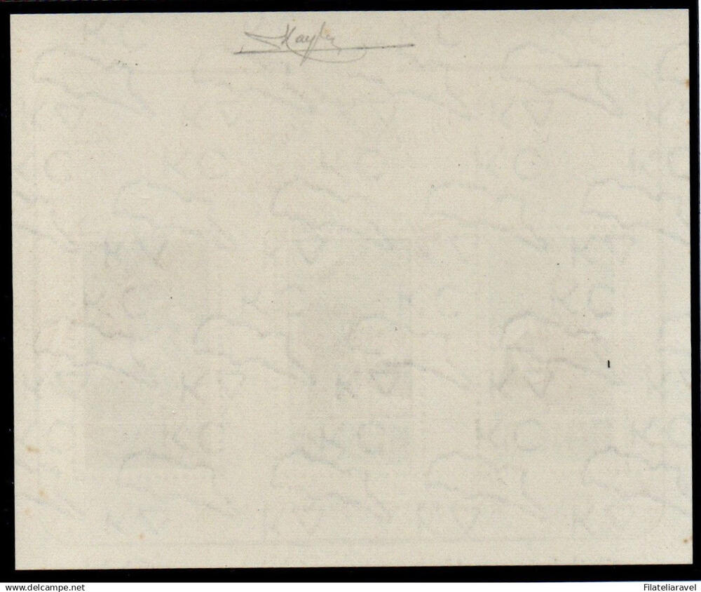 1963 - FOGLIETTO " III ° Conferenza Scoutistica del Commonwealth " nuovo INTEGRO, catalogo n. BF 1 . Certificato Raybaudi Massilia