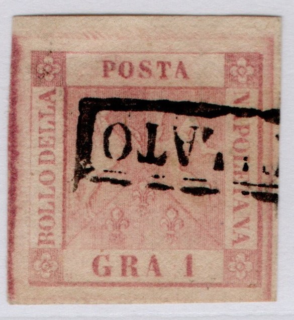 1858 Napoli Regno 1 grano n 3b