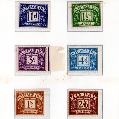 1955/57 - Segnatasse , serie completa 10 valori ,gomma integra.Catalogo n. tax 43/52