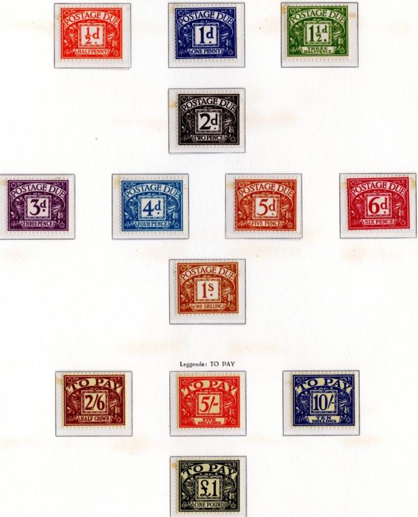 1959/63 - Segnatasse , serie completa 13 valori ,gomma integra.Catalogo n. tax 53/65