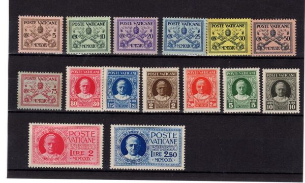 1929 Conciliazione + espressi gomma integra