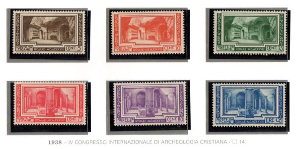 1938 Archeologia Cristiana gomma integra