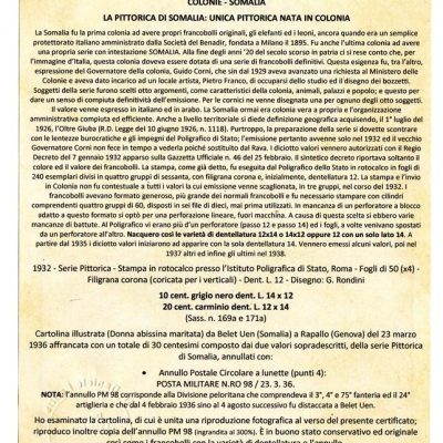 Cartolina da Bellet Uen per Rapallo affrancata con i valori 169a  171a rara combinazione cert Fabris firma Caffaz