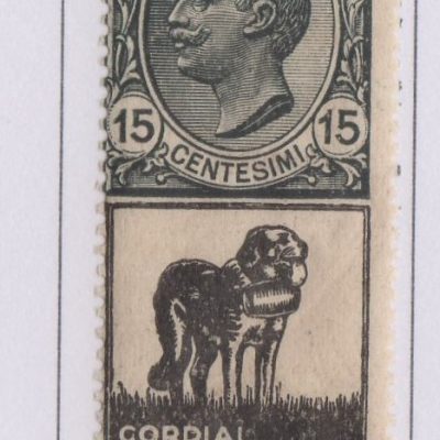 Regno 1924/25 - PUBBLICITARI - 15 cent CORDIAL CAMPARI, catalogo n.3, gomma integra.