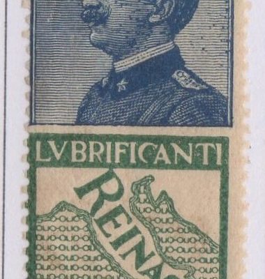 Regno 1924/25 - PUBBLICITARI - 25 cent LUBRIFICANTI REINACH, catalogo n.7, gomma integra.