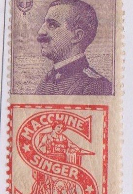 Regno 1924/25 - PUBBLICITARI - 50 cent MACCHINE SINGER, Catalogo Sassone n.16 , gomma integra.