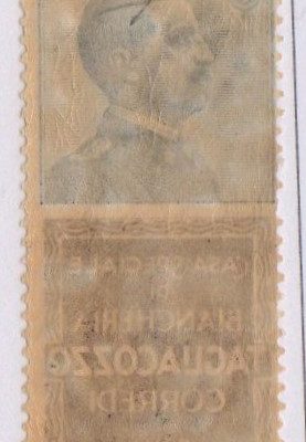 Regno 1924/25 - PUBBLICITARI - 25 cent TAGLIACOZZO, catalogo n.8, gomma integra. Perizia Diena