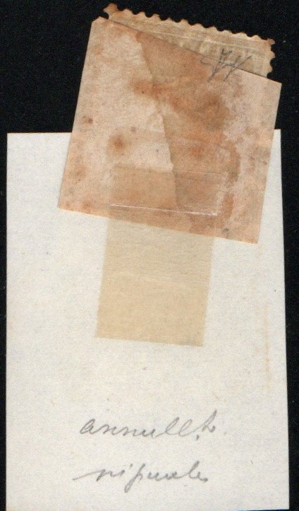 Regno 1862 -  VITTORIO EMANUELE III,Sassone 80 CENTESIMI GIALLO ARANCIO, n. 4. Annullato. Firmato.Annullo a cerchio semplice . GENOVA/22/MAG/63
