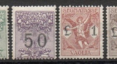 Regno Segnatasse per vaglia gomma integra