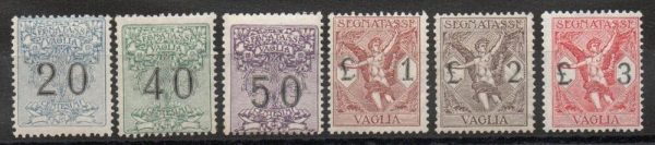 Regno Segnatasse per vaglia gomma integra