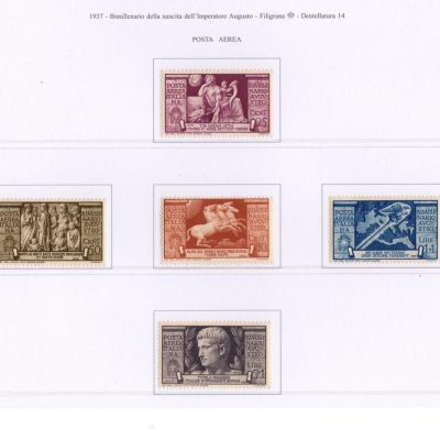 Regno 1937 Bimillenario Augusto gomma integra