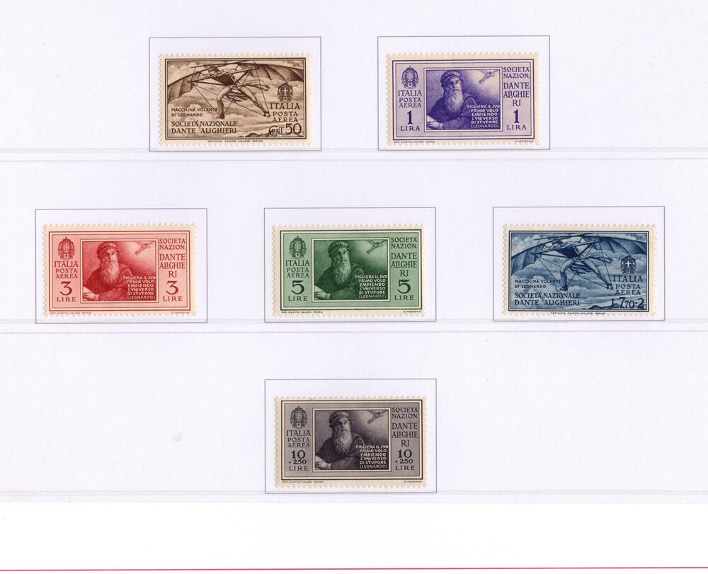 Regno 1932 serie Dante Alihieri completa gomma integra