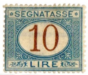 1870 Regno segnatasse n 14 nuovo gomma non originale cert Diena