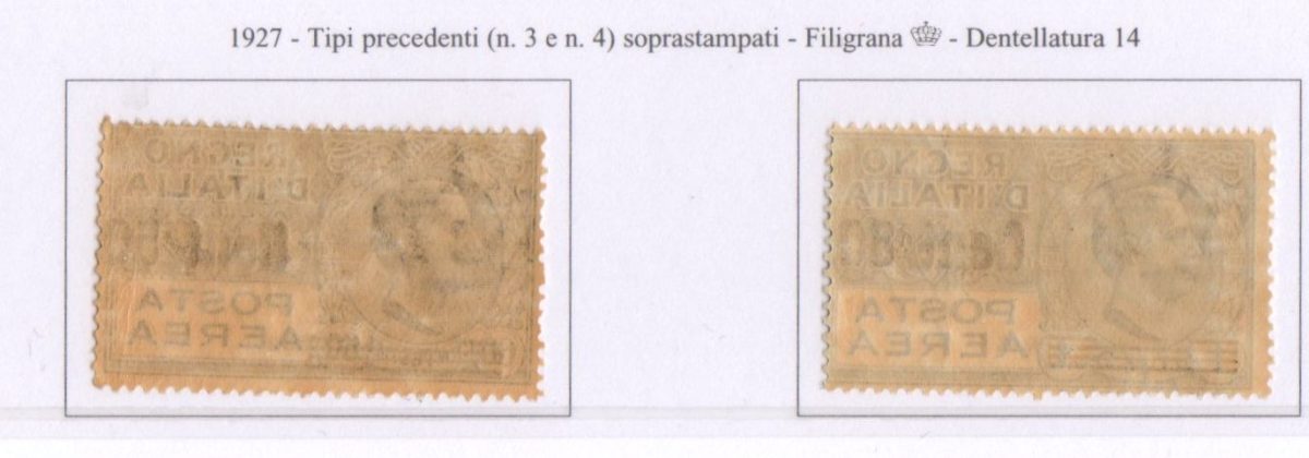 Regno 1927 posta aerea n 8/9 gomma integra
