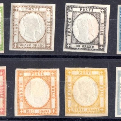 Province Napoletane 1861 La serie definitiva completa mista */** cert. Zappalà