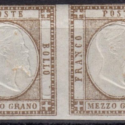 Province Napoletane 1861 lotto di 3 coppie dei n 18/19/22