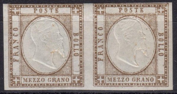 Province Napoletane 1861 lotto di 3 coppie dei n 18/19/22