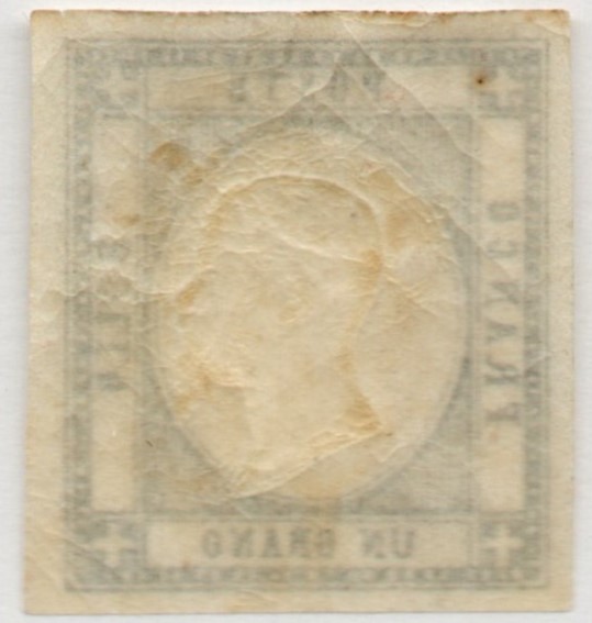 1861  - 1 grano nuovo, Catalogo  n.19a  Buona qualità.