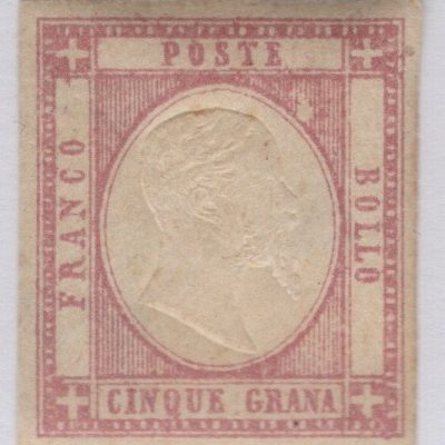 1861 - 5 grana nuovo, Cat n.21c Buona qualità .Firmato.