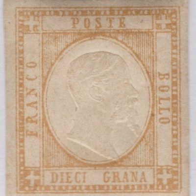 1861 - 10 grana nuovo, Catatalogo n.22 Ottima qualità .Firmato Diena