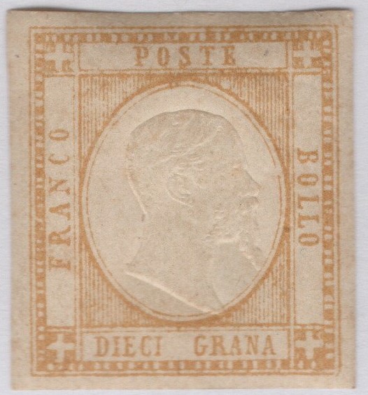 1861 - 10 grana nuovo, Catatalogo n.22 Ottima qualità .Firmato Diena