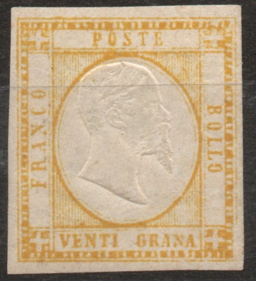  1861 - 20 grana nuovo, Catalogo n.23 Ottima qualità .