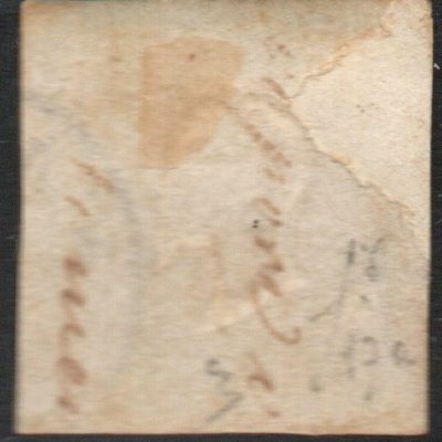1861 - Province Napoletane Eff V. Em. II, Mezzo tornese verde ch. Cat 17a. Annullato