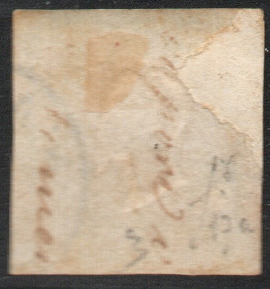 1861 - Province Napoletane Eff V. Em. II, Mezzo tornese verde ch. Cat 17a. Annullato